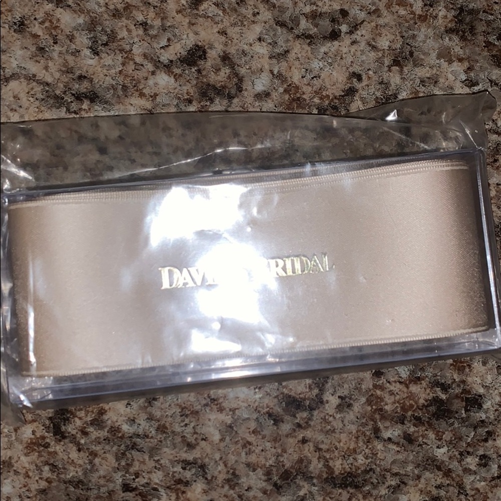 Champagne wedding ribbon
